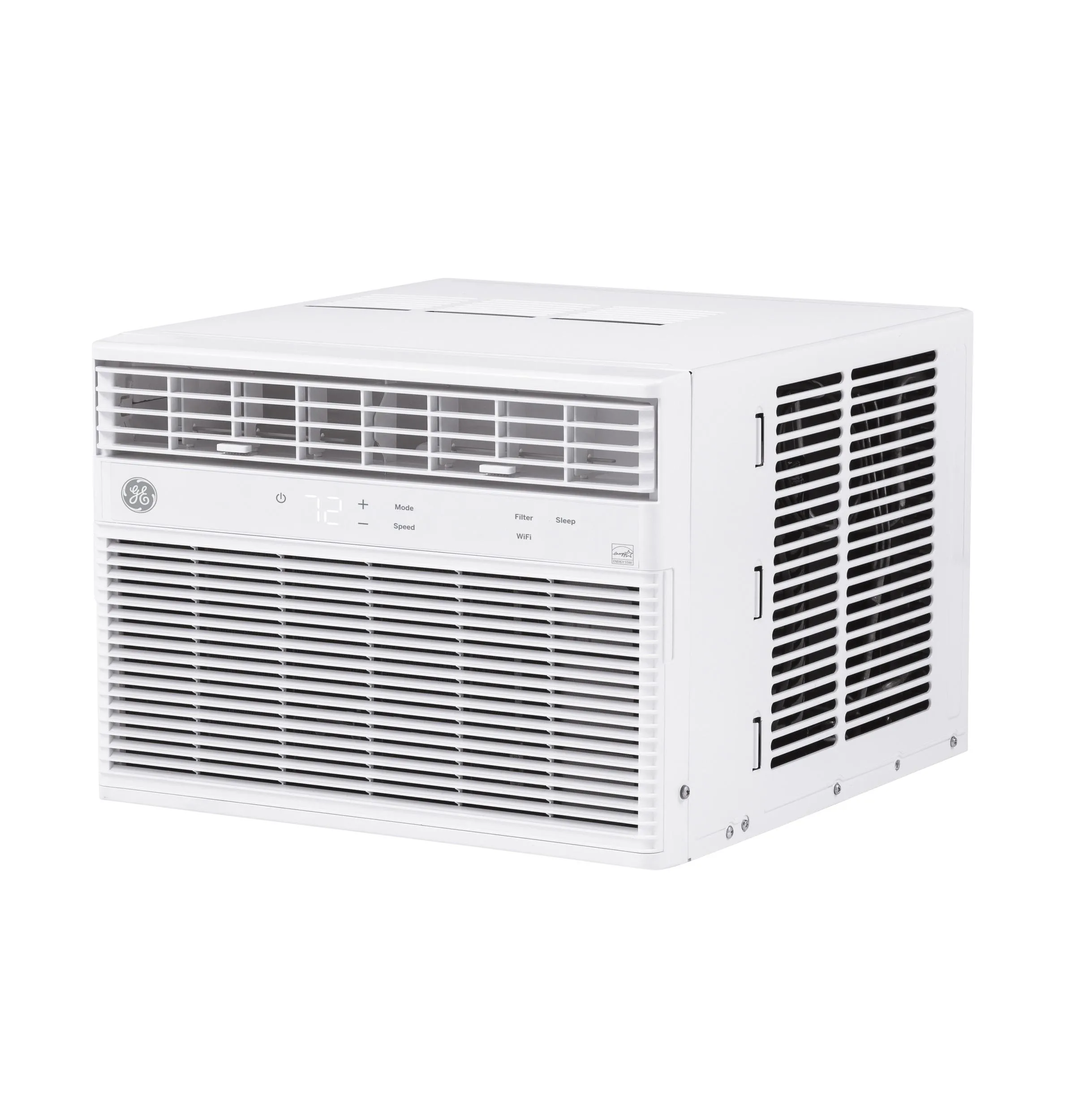 Ge Appliances AHEK08AC Ge? Energy Star? 8,000 Btu Smart Electronic Window Air Conditioner For Medium Rooms Up To 350 Sq. Ft.