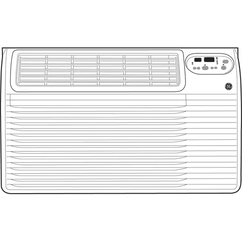 Ge Appliances AJCQ12ACE Ge? 115 Volt Built-In Cool-Only Room Air Conditioner