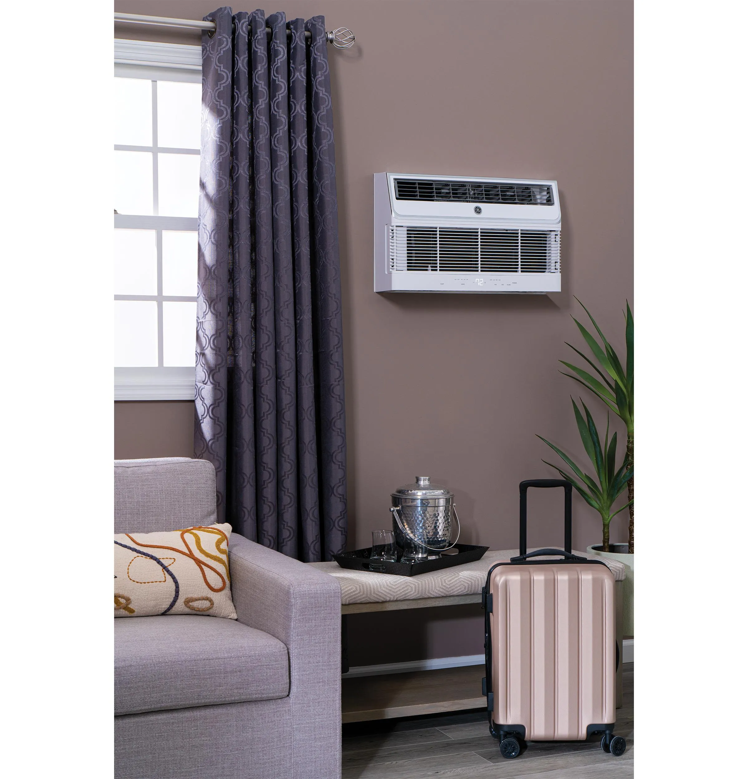 Ge Appliances AJEM12DWJ Ge? 230/208 Volt Built-In Heat/Cool Room Air Conditioner