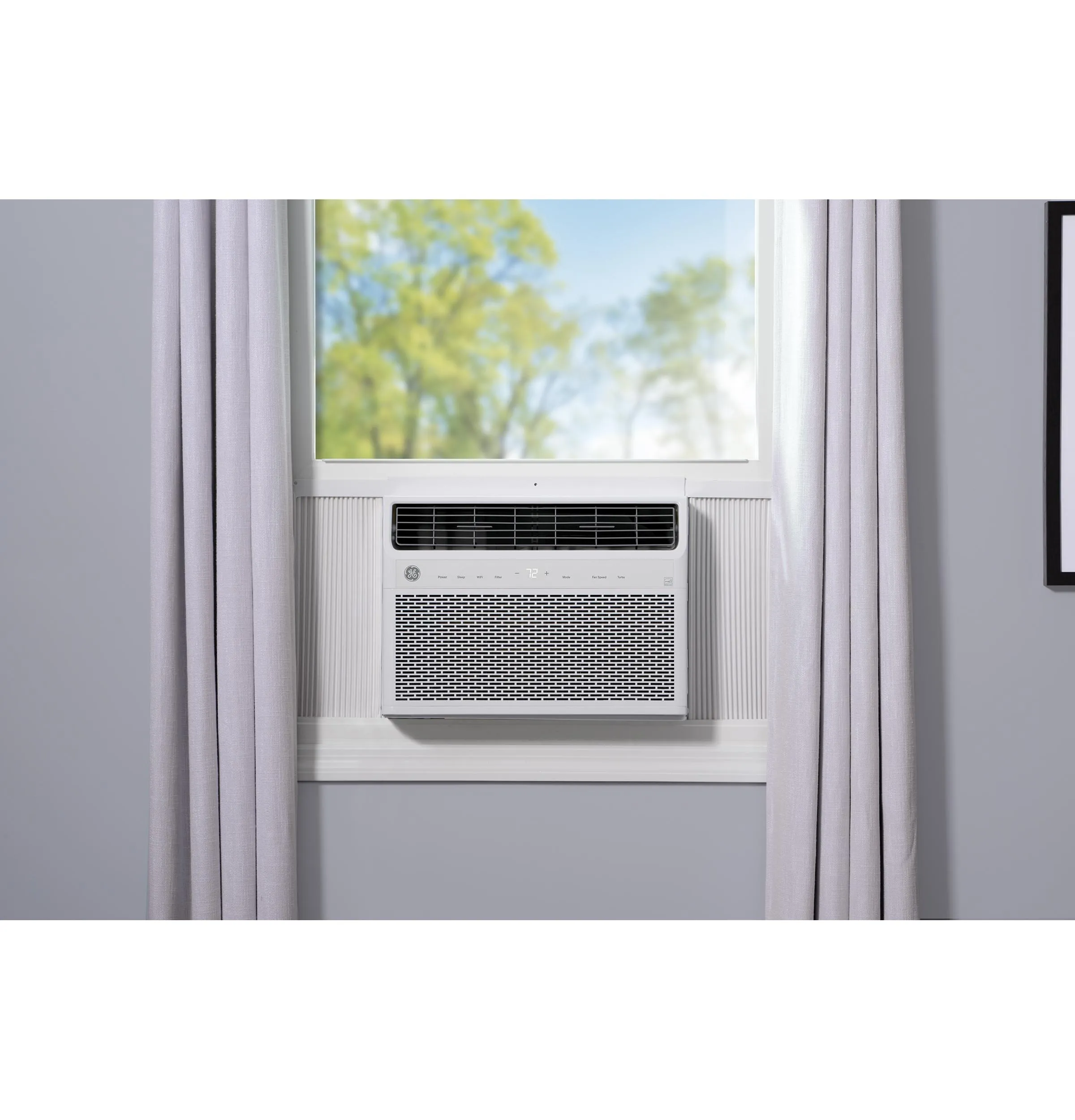 Ge Appliances AKLK14AA Ge? Energy Star? 14,000 Btu Smart Electronic Window Air Conditioner For Large Rooms Up To 700 Sq. Ft.