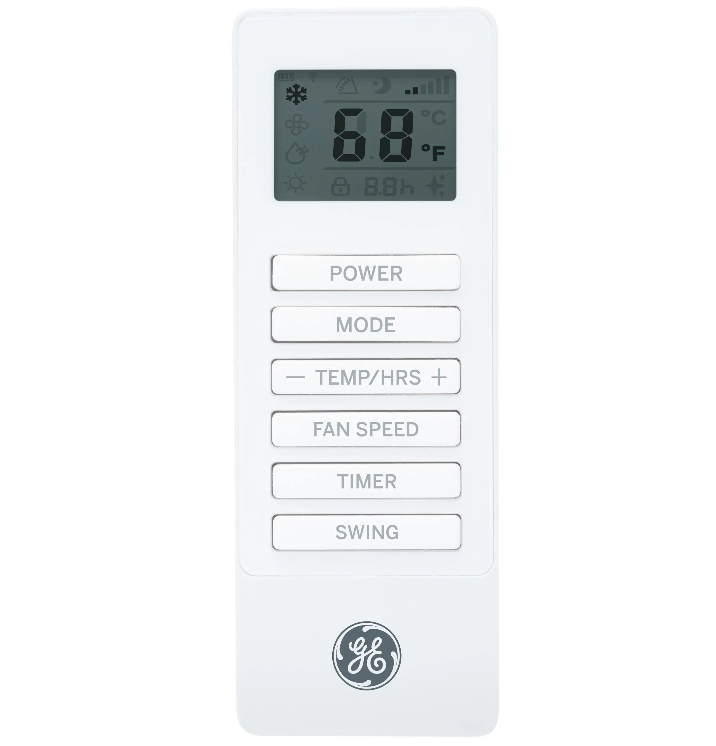 Ge Appliances APCD08JASW Ge? 8,500 Btu Portable Air Conditioner With Dehumifier And Remote, White
