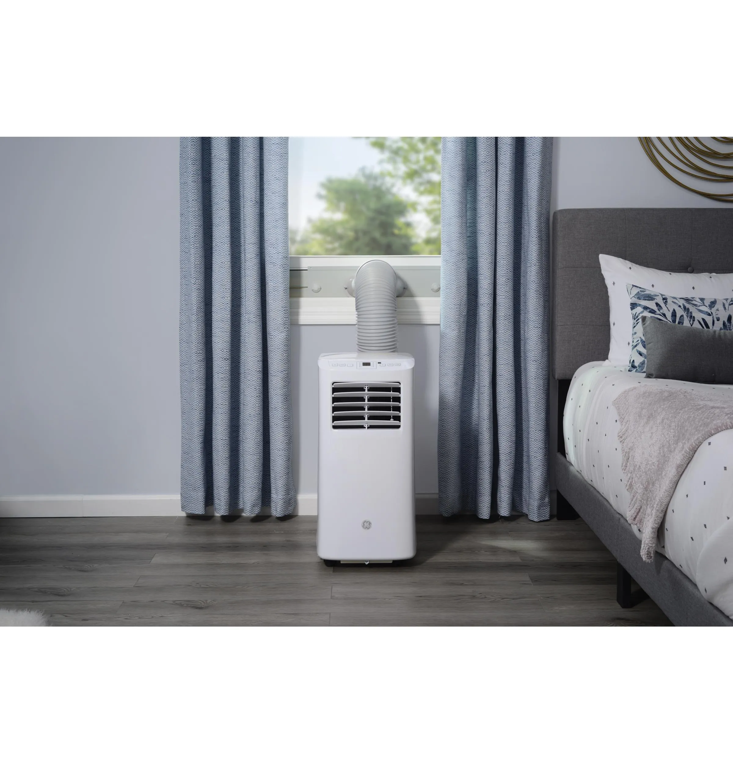 Ge Appliances APFD05JASW Ge? 5,100 Btu Portable Air Conditioner With Dehumidifier And Remote, White