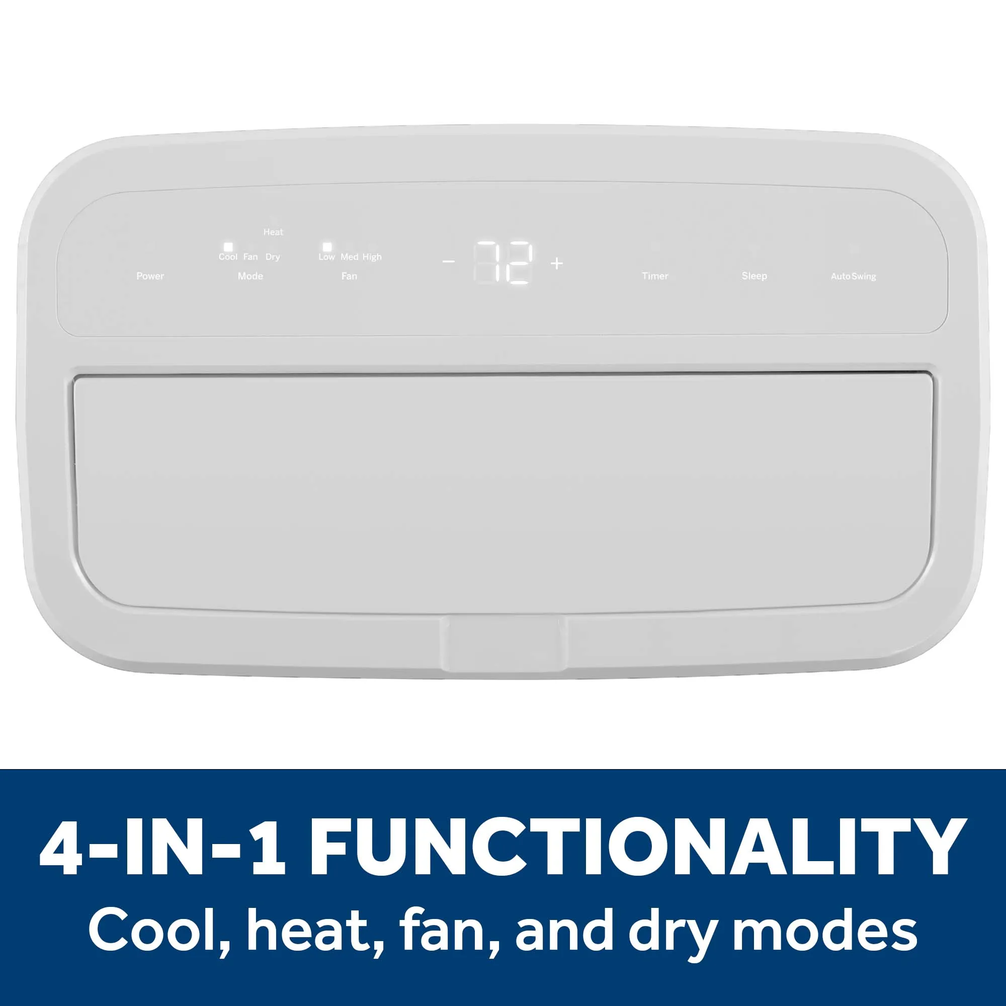 Ge Appliances APLH10WWF Ge? 10,000 Btu Class Smart Heat/Cool Portable Air Conditioner For Medium Rooms Up To 450 Sq Ft. (10,300 Btu Doe)