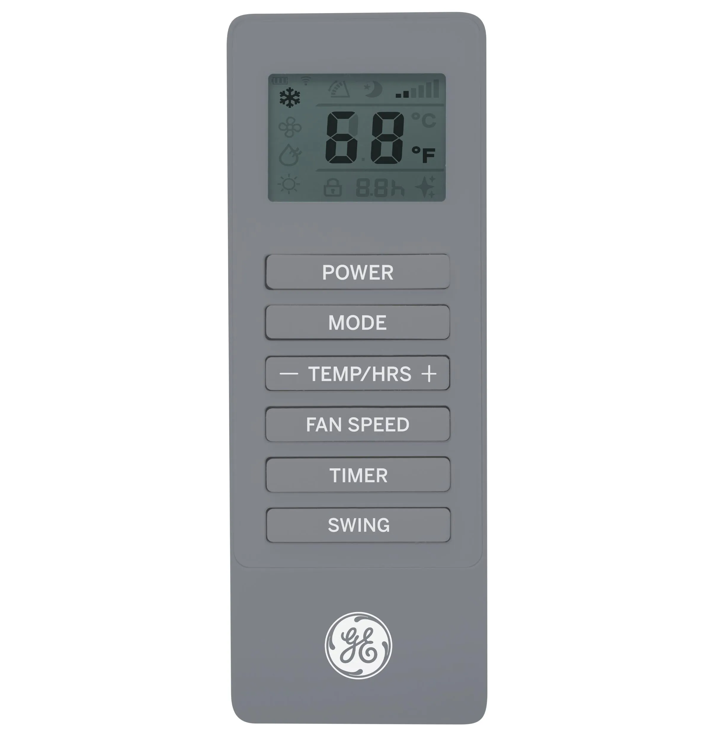 Ge Appliances APWD07JASG Ge? 7,500 Btu Smart Portable Air Conditioner With Dehumidifier And Remote, Grey