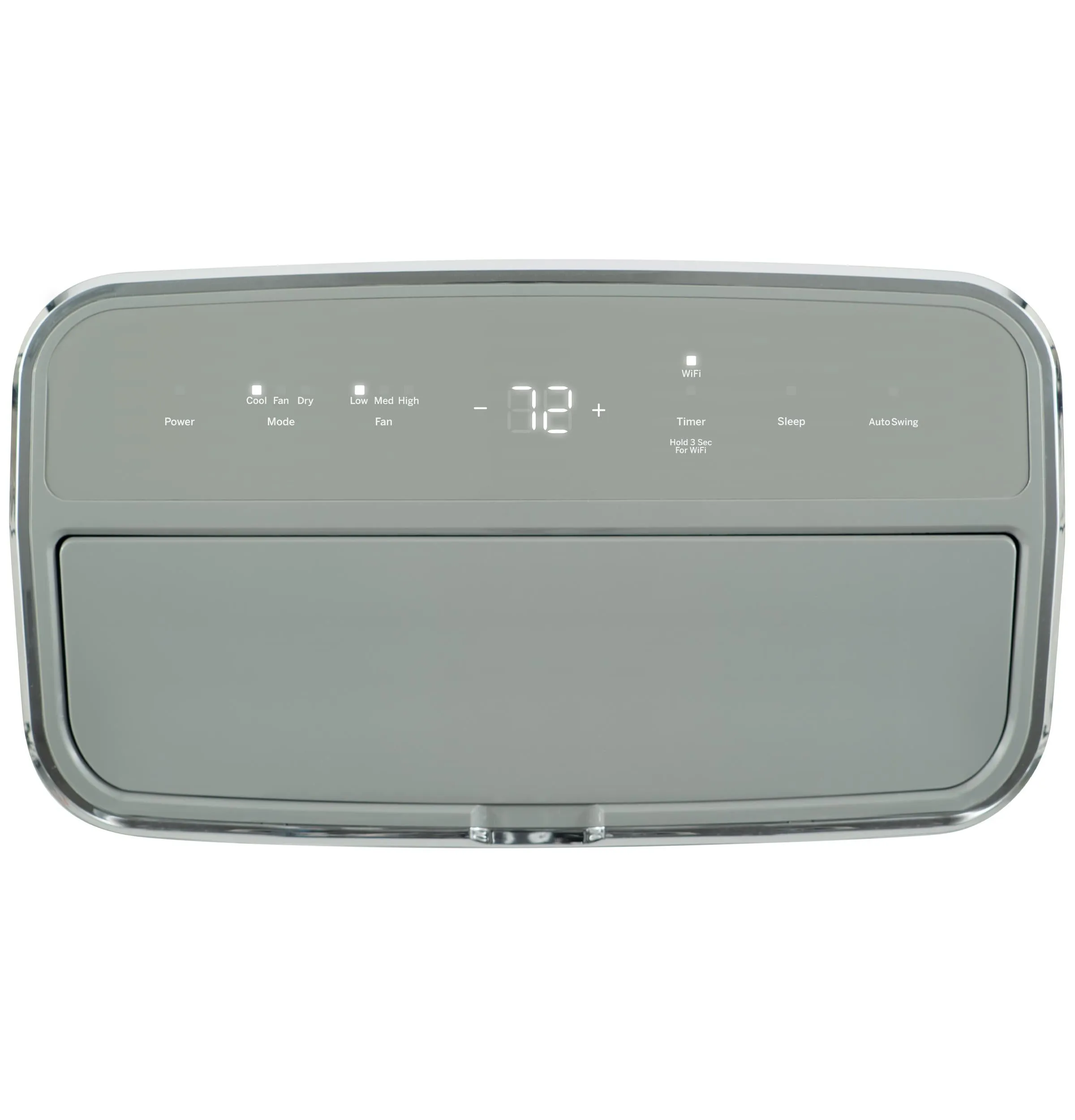 Ge Appliances APWD10JASG Ge? 10,500 Btu Smart Portable Air Conditioner With Dehumidifier And Remote, Grey