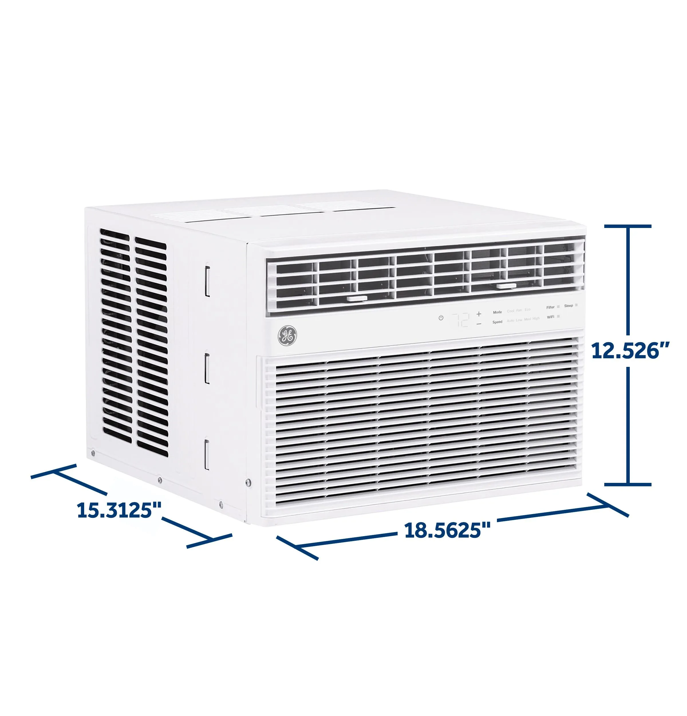 Ge Appliances AWCS08WWF Ge? 8,000 Btu Smart Electronic Window Air Conditioner For Medium Rooms Up To 350 Sq. Ft.