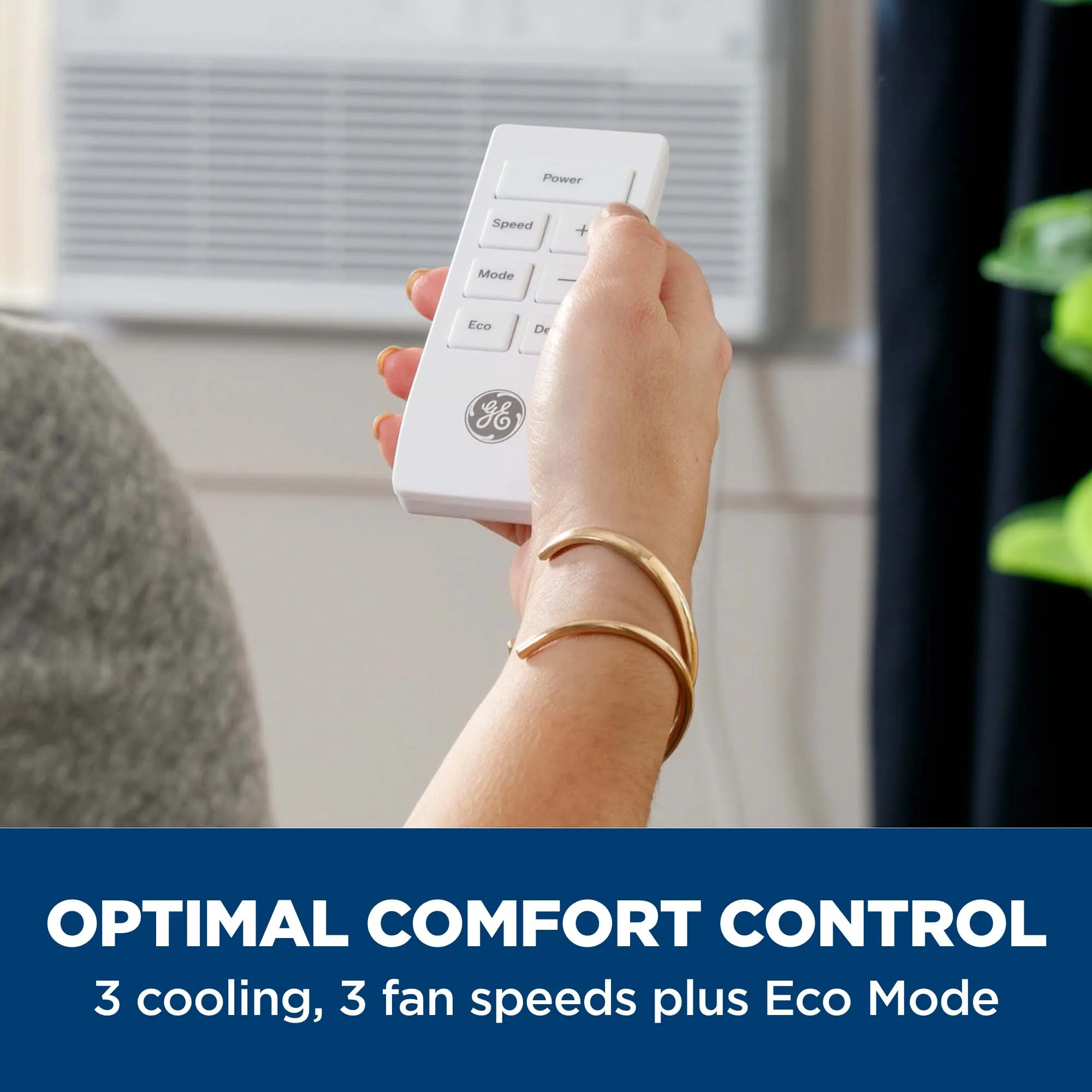 Ge Appliances AWCS12WWF Ge? 12,000 Btu Smart Electronic Window Air Conditioner For Large Rooms Up To 550 Sq. Ft.