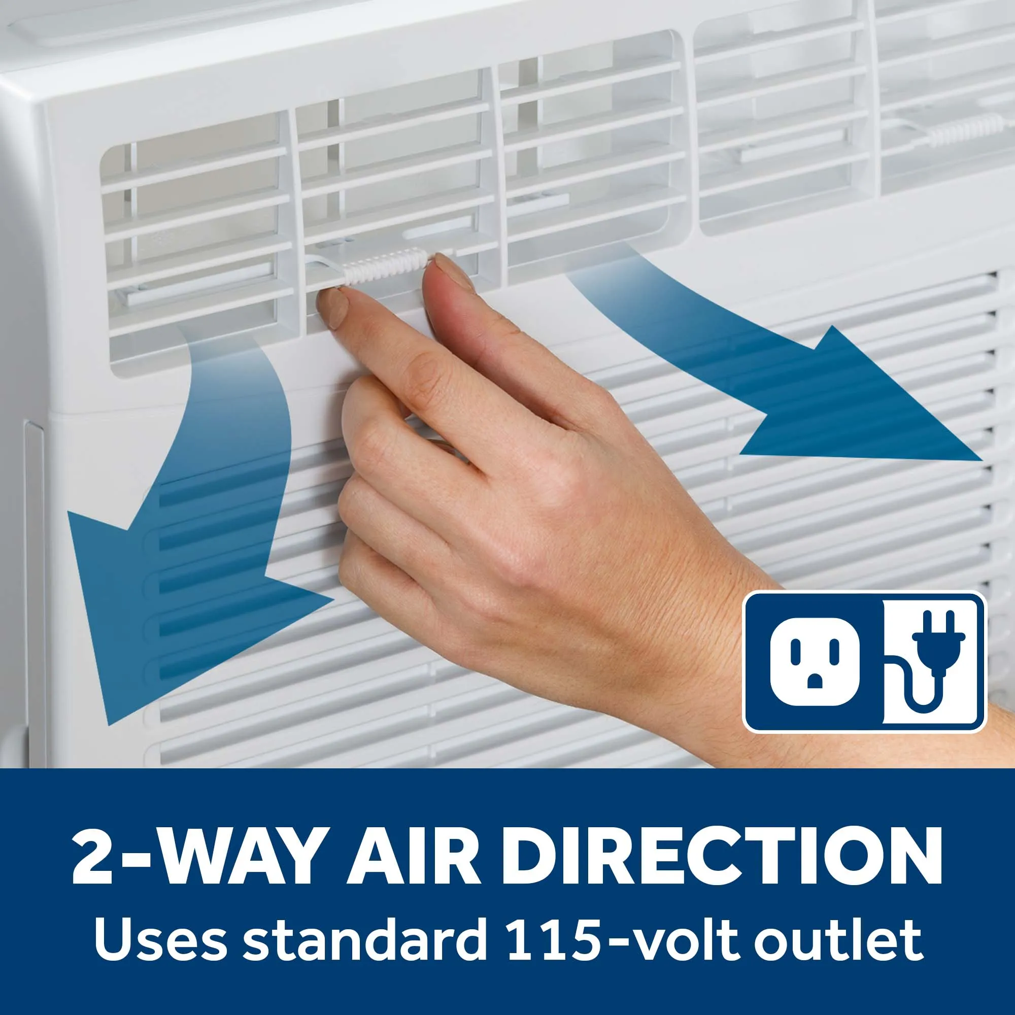 Ge Appliances AWES06BWF Ge? 6,000 Btu Electronic Window Air Conditioner For Small Rooms Up To 250 Sq Ft.