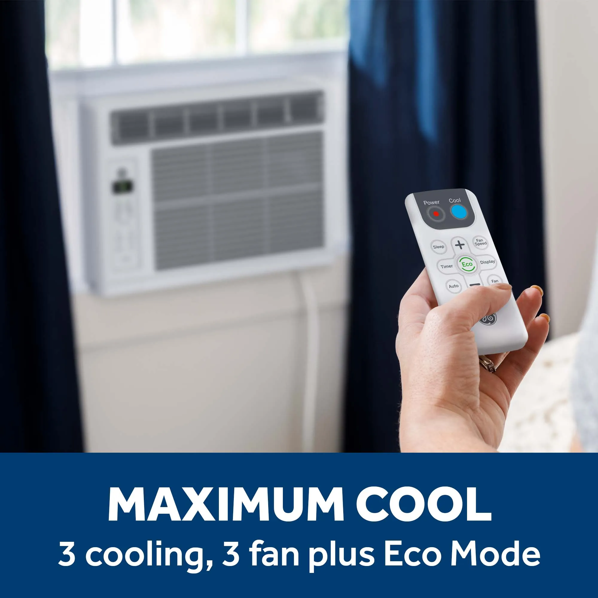 Ge Appliances AWES06BWF Ge? 6,000 Btu Electronic Window Air Conditioner For Small Rooms Up To 250 Sq Ft.
