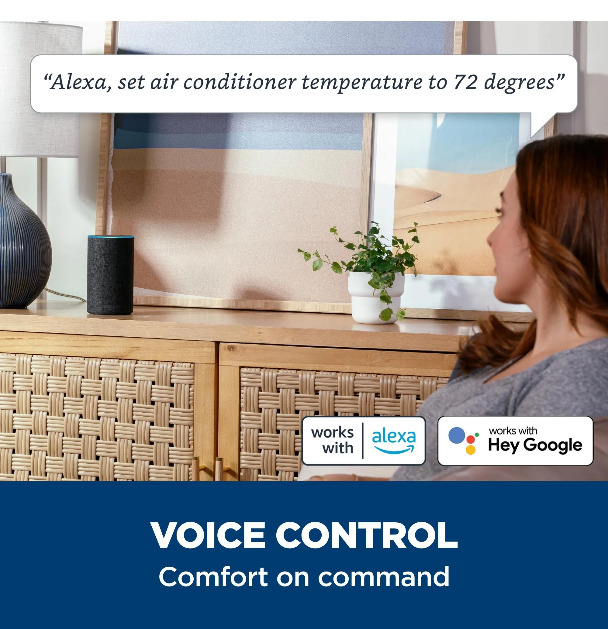 Ge Appliances AWES08WWF Ge? 8,000 Btu Smart Electronic Window Air Conditioner For Medium Rooms Up To 350 Sq. Ft.