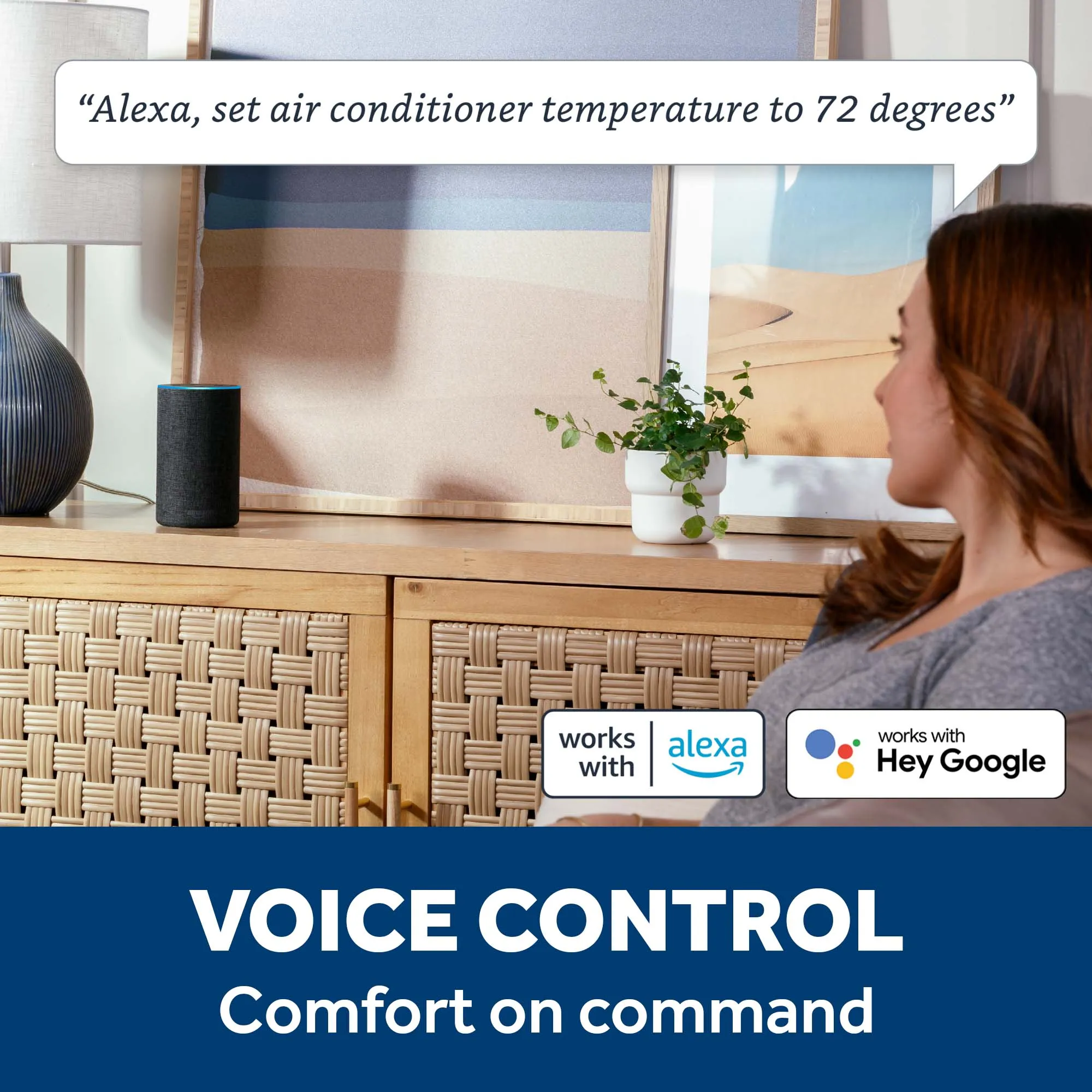 Ge Appliances AWGH12WWF Ge? 12,000 Btu Smart Heat/Cool Electronic Window Air Conditioner For Large Rooms Up To 550 Sq. Ft.