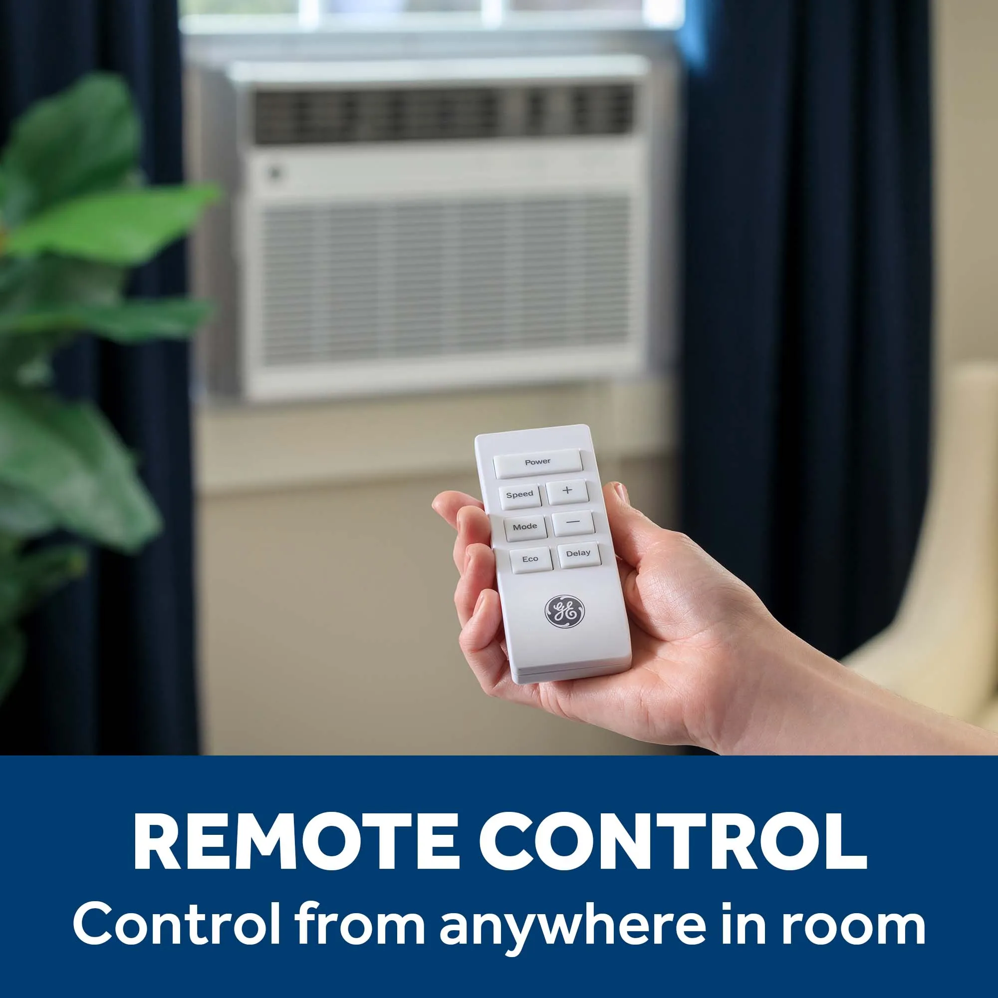 Ge Appliances AWGH18WWF Ge? 18,000 Btu Smart Heat/Cool Electronic Window Air Conditioner For Extra-Large Rooms Up To 1000 Sq. Ft.