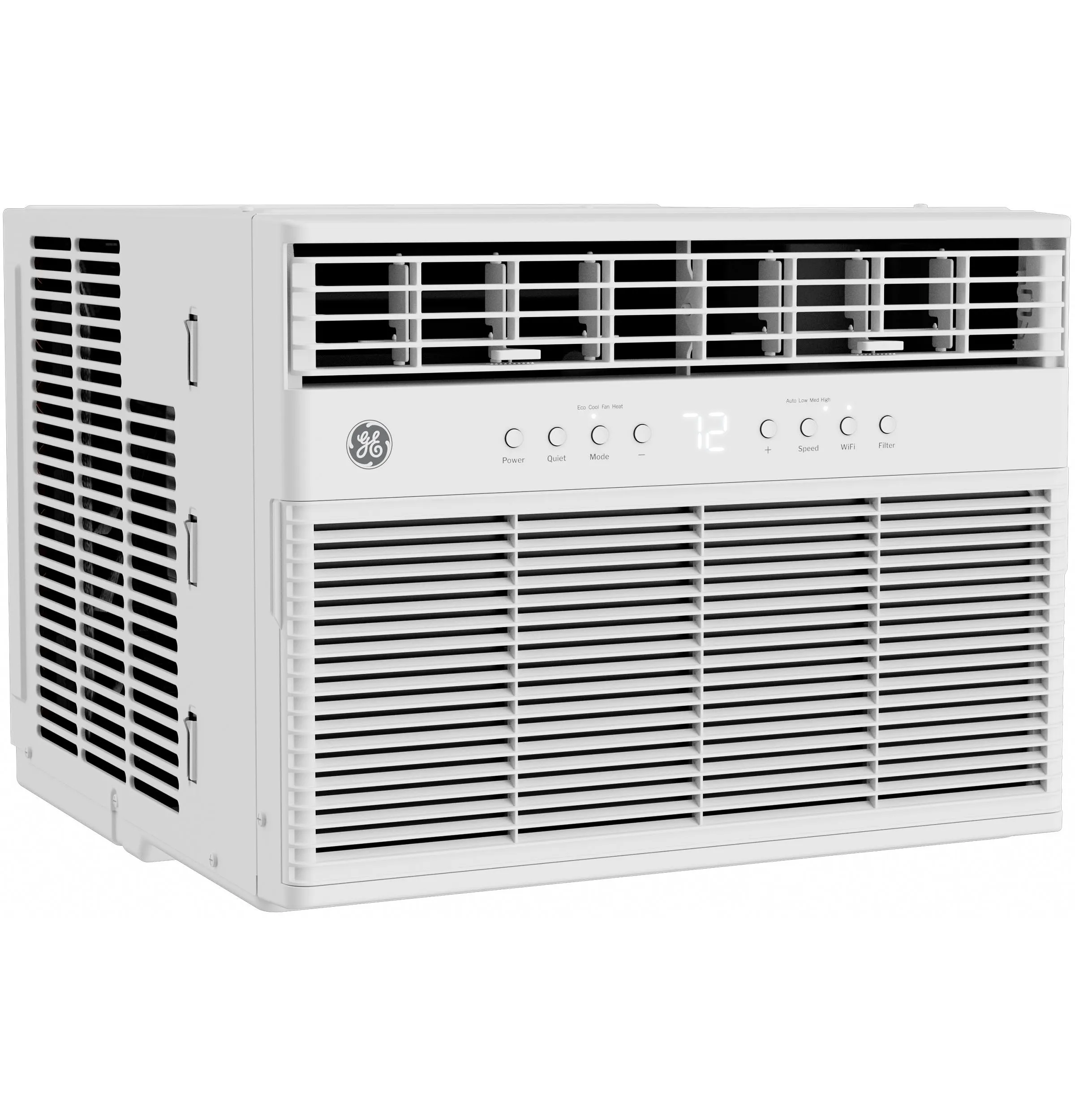 Ge Appliances AWGP12WWF Ge? 11,000 Btu Smart Heat/Cool With Heat Pump Electronic Window Air Conditioner For Large Rooms Up To 550 Sq. Ft.