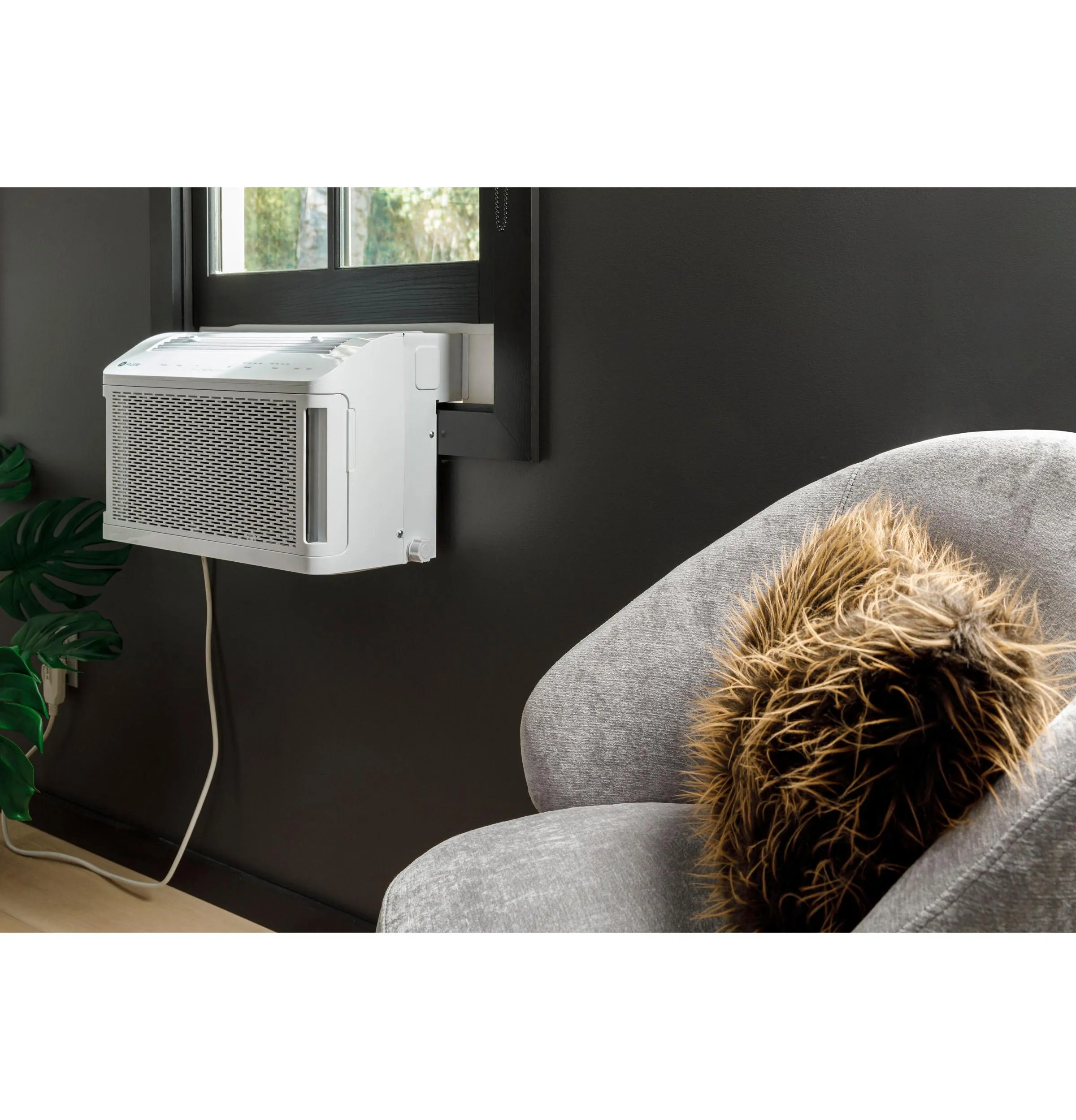Ge Appliances PHNT12CC Ge Profile Clearview&#8482; 12,200 Btu Inverter Smart Ultra Quiet Window Air Conditioner For Large Rooms Up To 550 Sq. Ft.