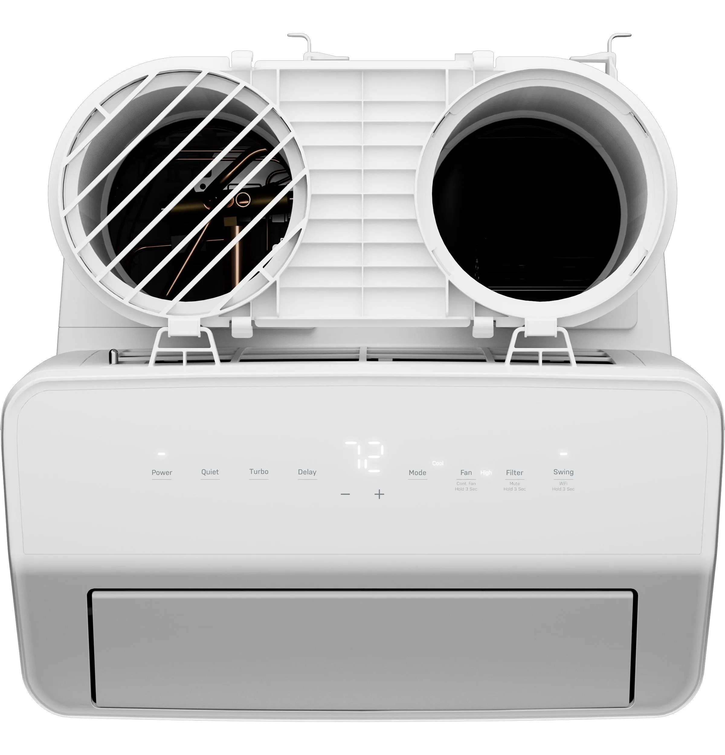 Ge Appliances PPHV10WWF Ge Profile? 10,000 Btu Dual-Hose, Inverter Portable Air Conditioner With Dehumidifier And Remote, White