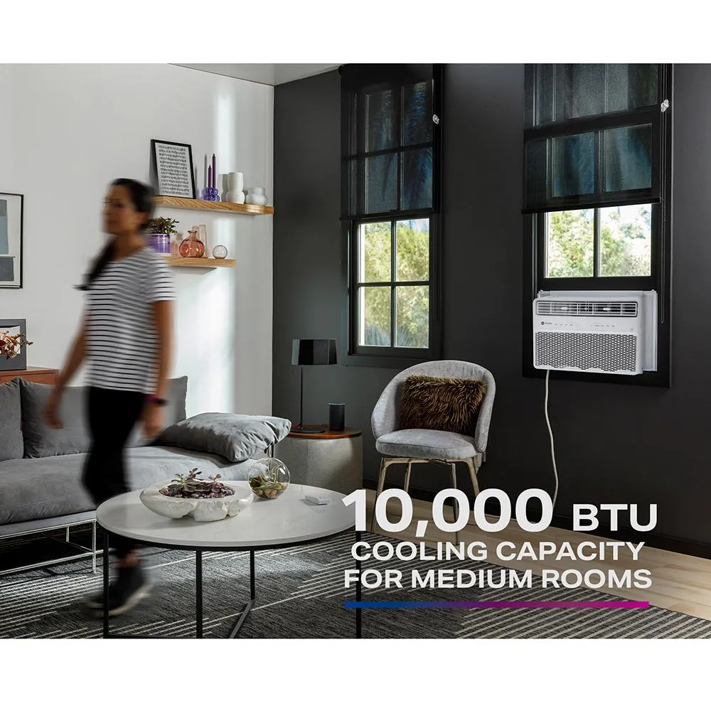 Ge Appliances PWDV10WWF Ge Profile&#8482; Energy Star? 10,000 Btu Inverter Smart Ultra Quiet Window Air Conditioner For Medium Rooms Up To 450 Sq. Ft.