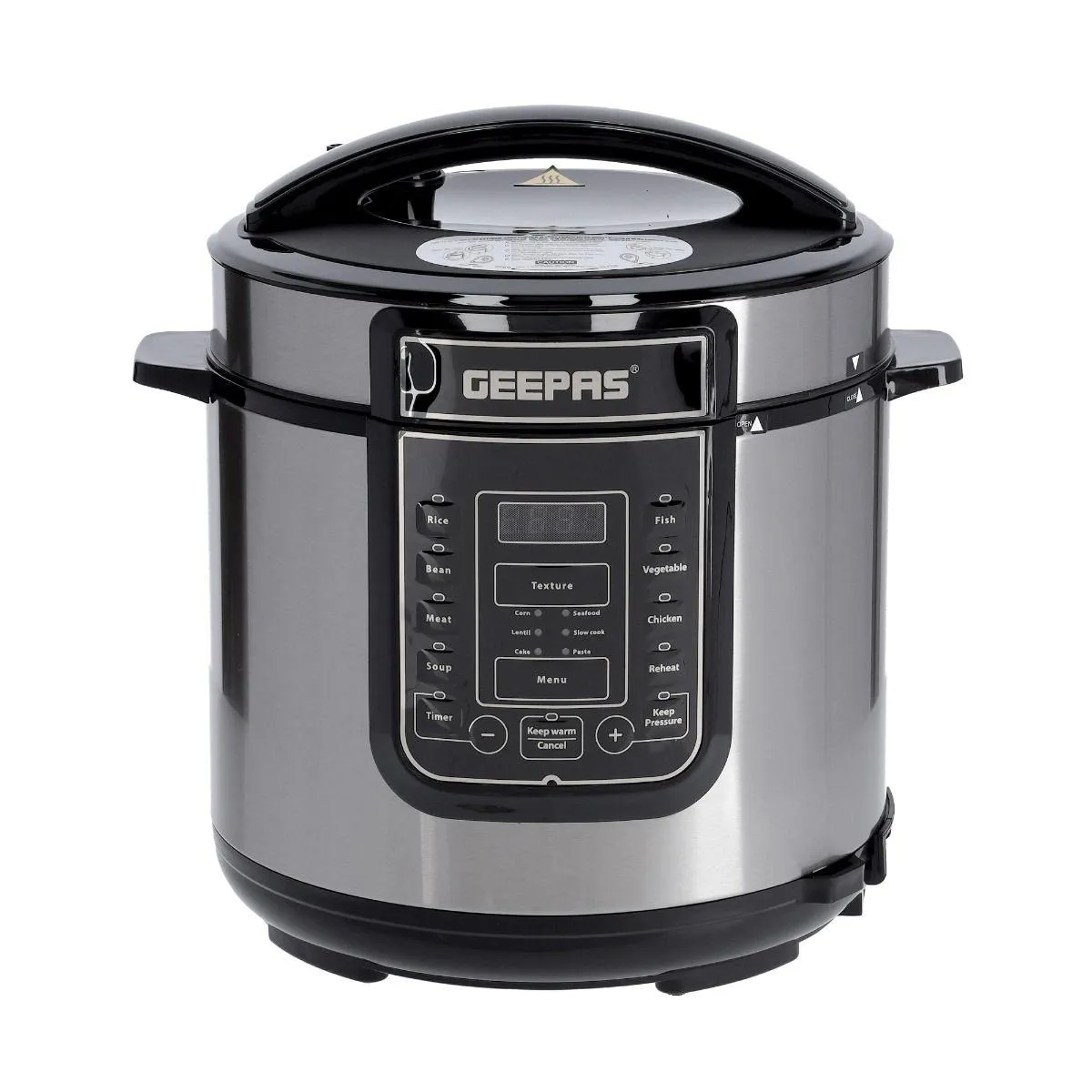 Geepas Digital Multi Cooker 4 Digital Led Display Large Control Panel One-Touch Button C