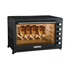 Geepas Electric Oven Rotisserie & Convection, 100Lit, 2800Watts, Black