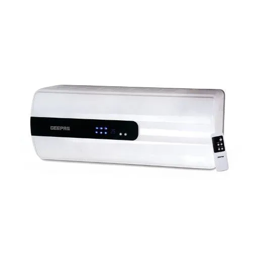 Geepas Ptc Ceramic Wall Heater/Remote/2Heat 1X4