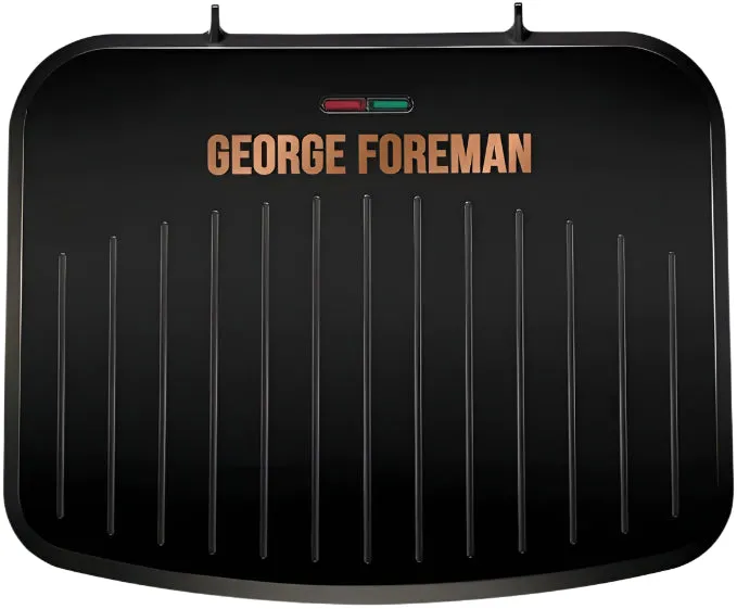 George Forman Fit Copper Grill Medium, 1630Watts, Stainless Steel