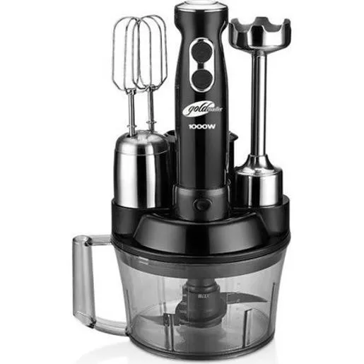 Goldmaster Food Processor 5 Function 1000W Bowl 1.5L Black Color