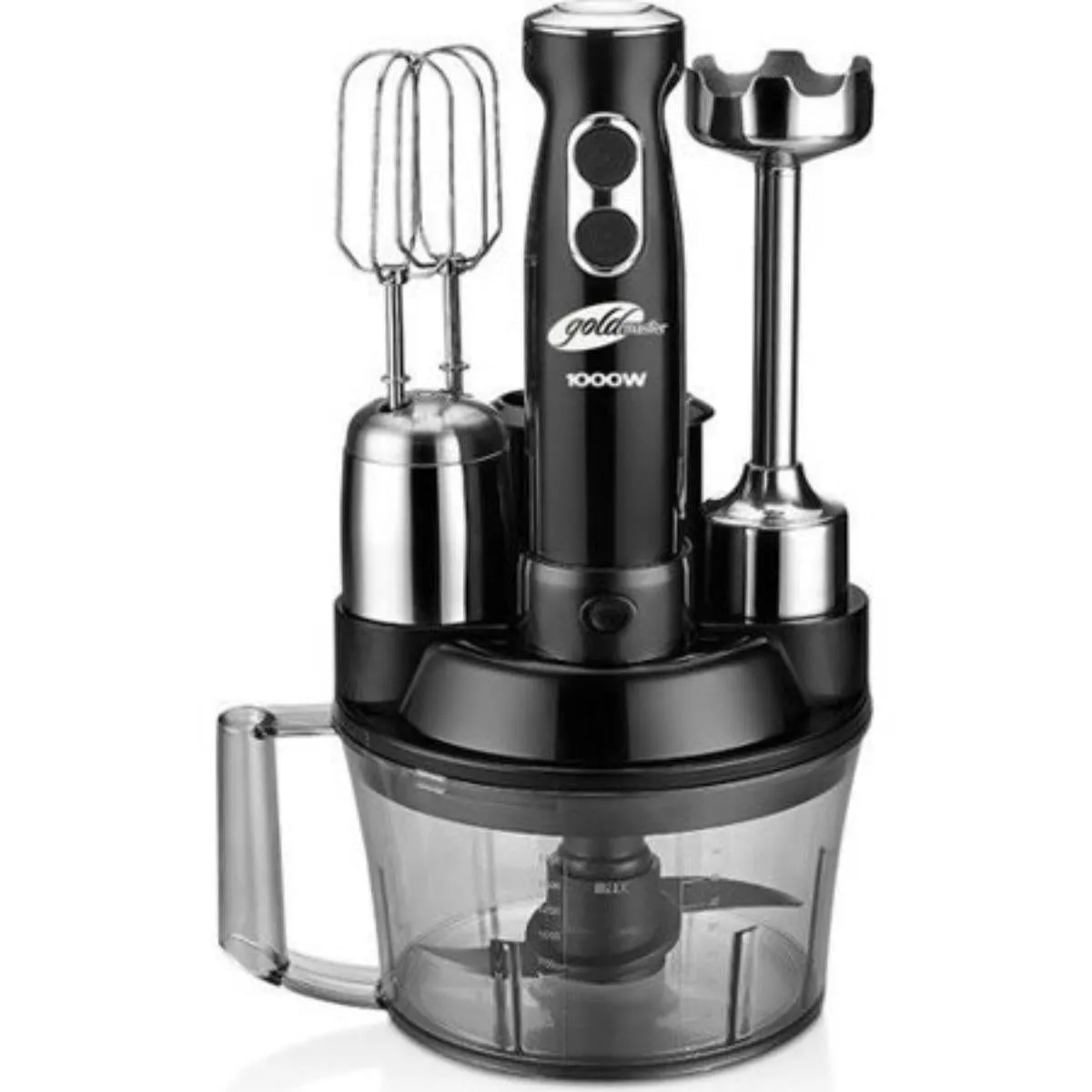 Goldmaster Food Processor 5 Function 1000W Bowl 1.5L Black Color