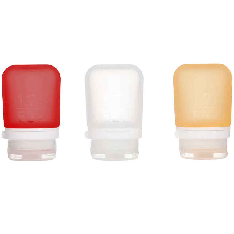 Gotoob  Squeezable Silicone Travel Bottle 1.7 Oz (3 Pack) Today Only Offer