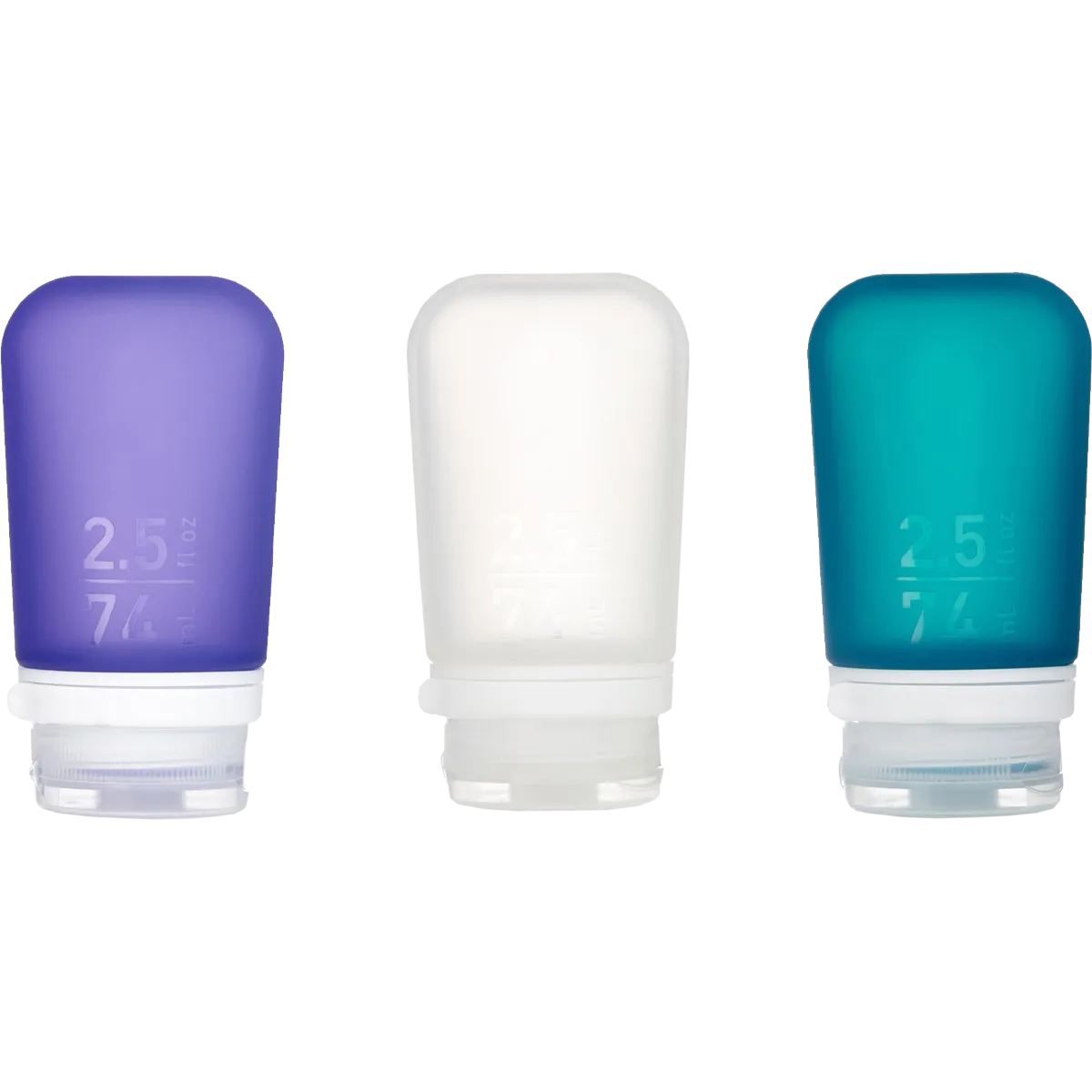 Online Exclusive Steal Gotoob  Squeezable Silicone Travel Bottle 2.5 Oz (3-Pack)