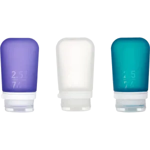Online Exclusive Steal Gotoob  Squeezable Silicone Travel Bottle 2.5 Oz (3-Pack)