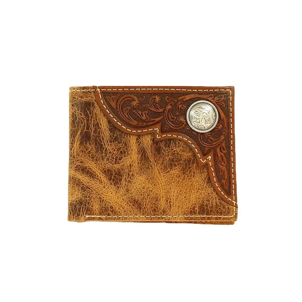 Ariat Men'S Tooled Bifold Wallet Clearance Alert Now Online Exclusive Deal