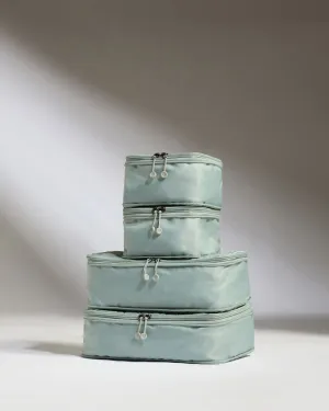 Gift Sale Event Packing Cubes In Mist Blue - Set Of 4