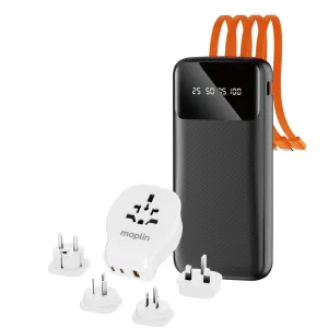 Clearance Event Today Maplin Powerbank & Travel Adapter Kit