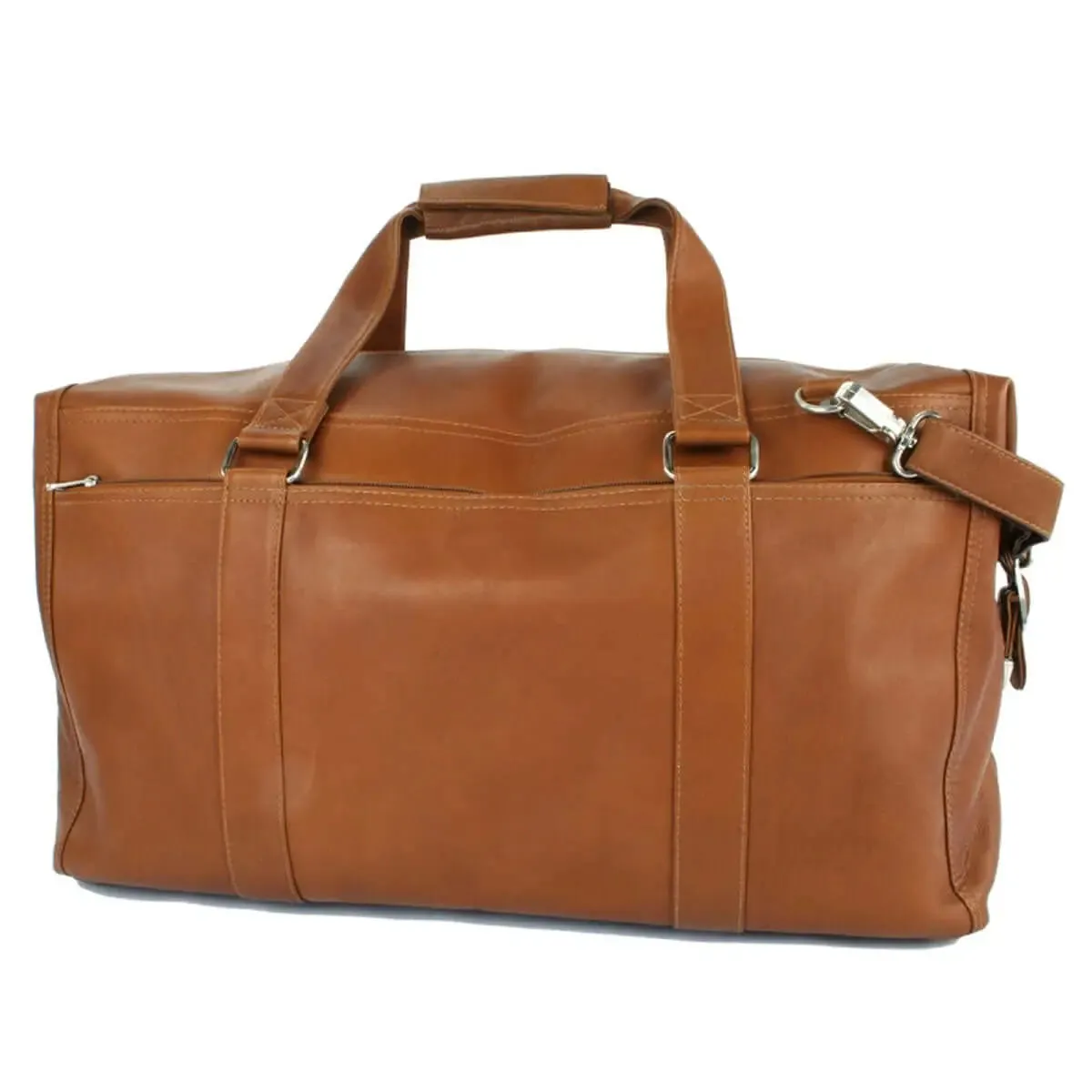 Hot Clearance Now New Arrival Discount Piel Leather Extra Large Zip Pocket Duffel