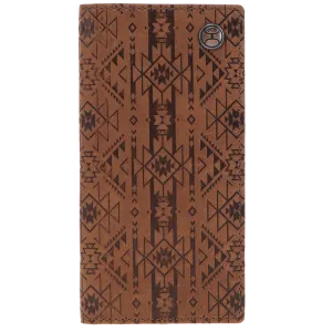 MustHave Steals Big Savings Alert Hooey Classic "Monterey" Aztec Rodeo Wallet In Brown