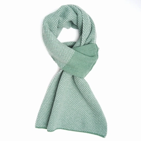 Light Green And Beige Cashmere Neck Warmer MustHave Deals