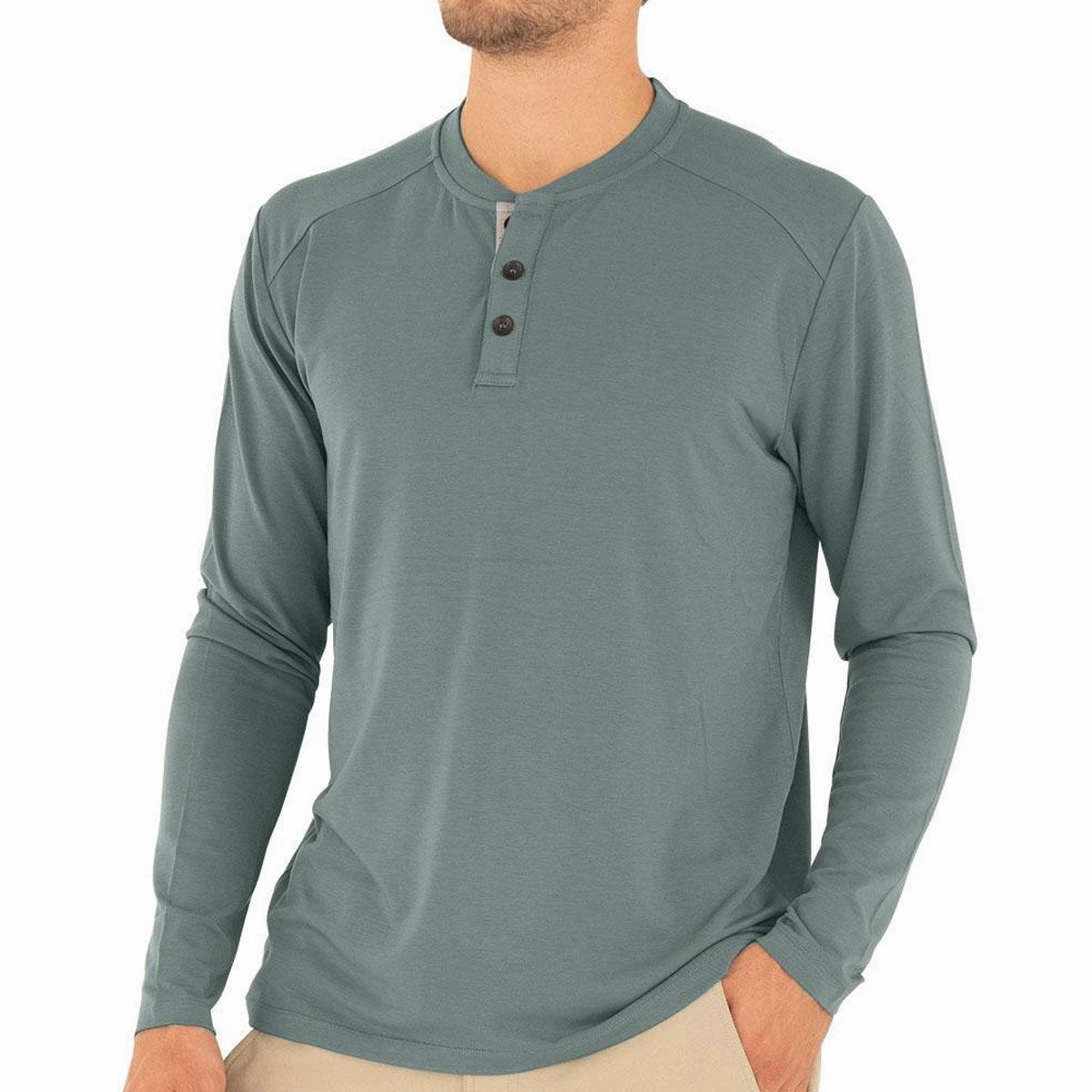 Men'S Bamboo Flex Henley Shop Grab Savings Todays Best Deal