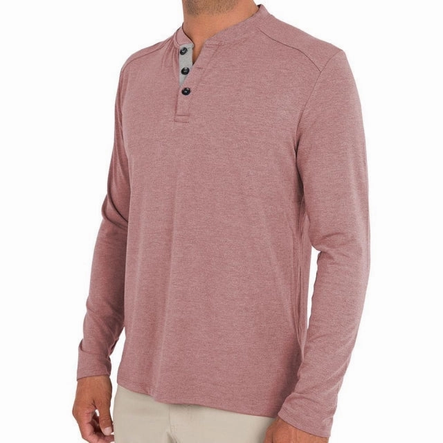 Men'S Bamboo Flex Henley Limited Time Offer