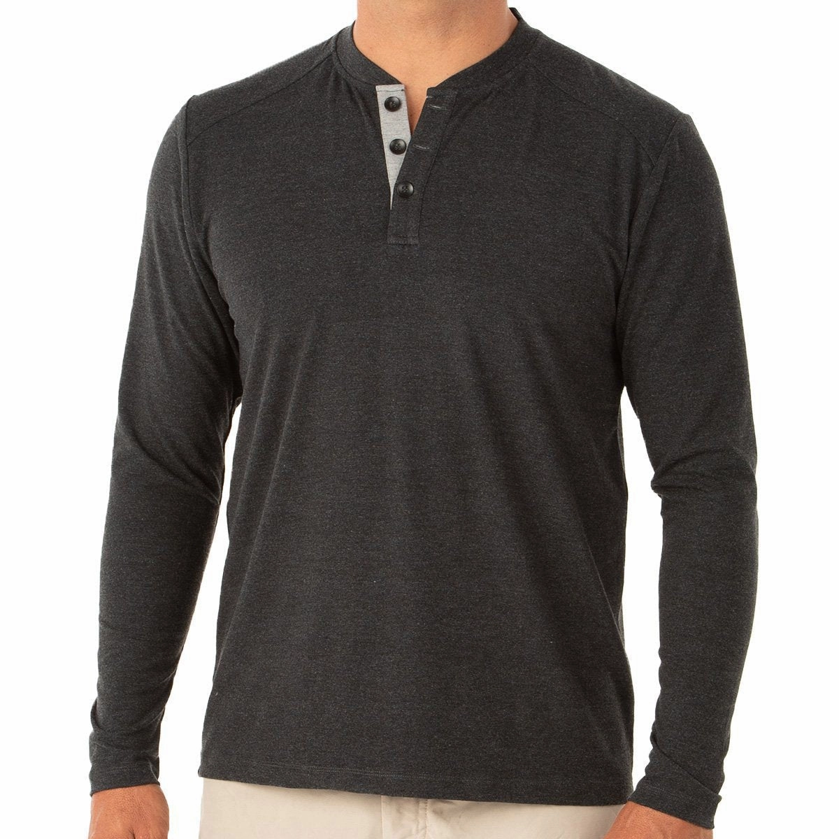 Mega Sale Now Men'S Bamboo Flex Henley