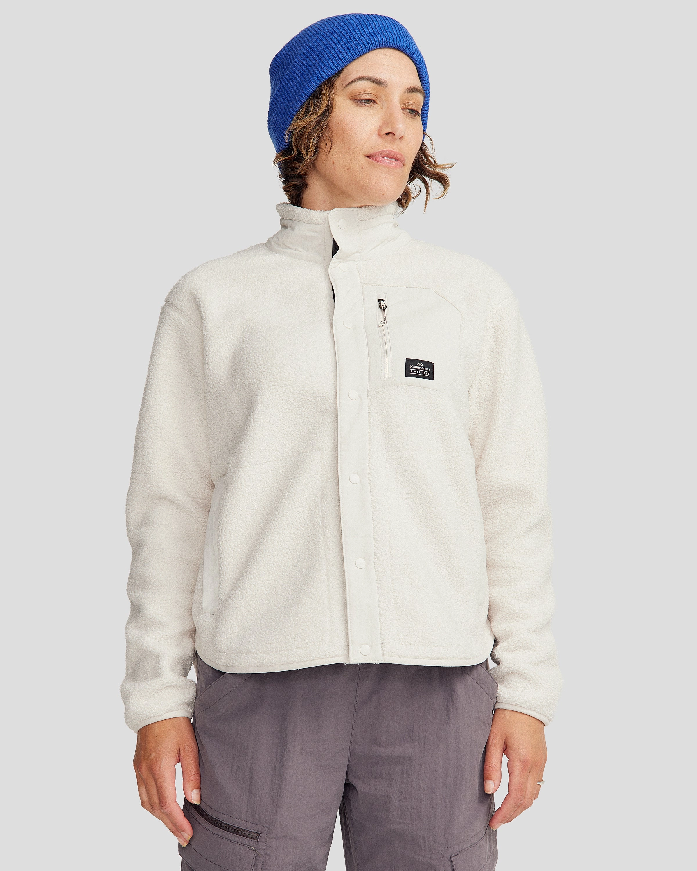 Instant Savings Inside Mega Online Discount Co-Z High Pile Women'S Jacket V3 - Shroom
