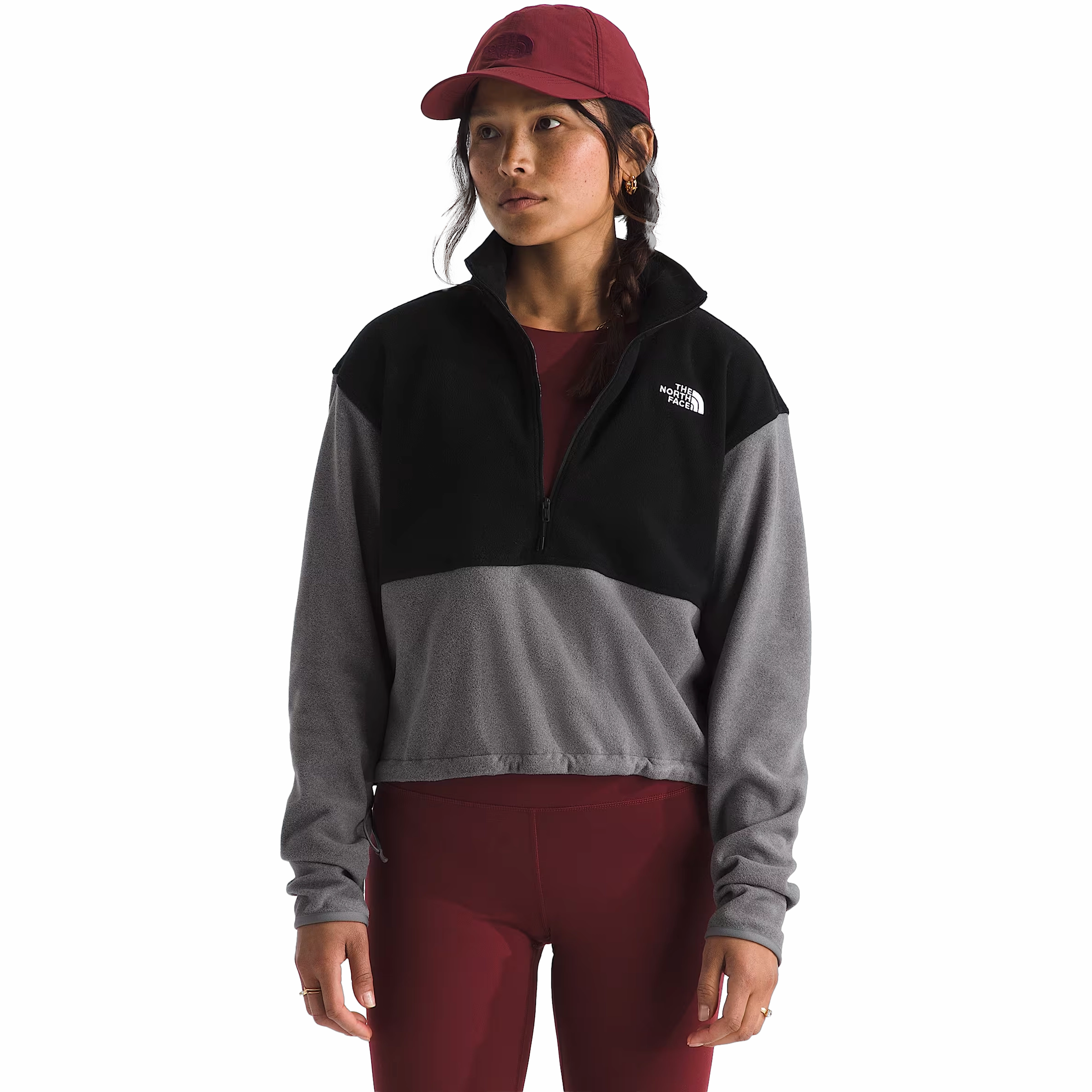 Clearance Sale Now Women'S Glacier Fleece 1/2 Zip Short Jacket