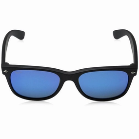 Trending Now Discount Online Deal Frenzy New Wayfarer - Rubber Black/Mirror Blue