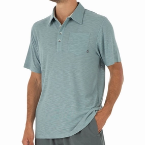 Men'S Bamboo Slub Polo Clearance Steal Today