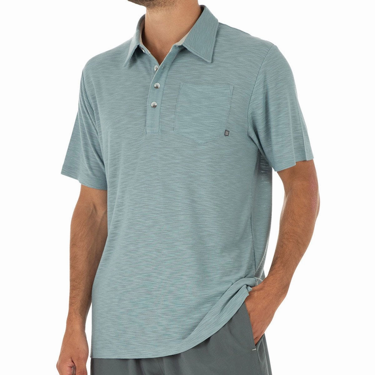 Men'S Bamboo Slub Polo Clearance Steal Today
