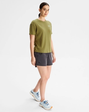 Clearance Alert Now Women'S Heritage Organic Cotton T-Shirt - Dark Fern