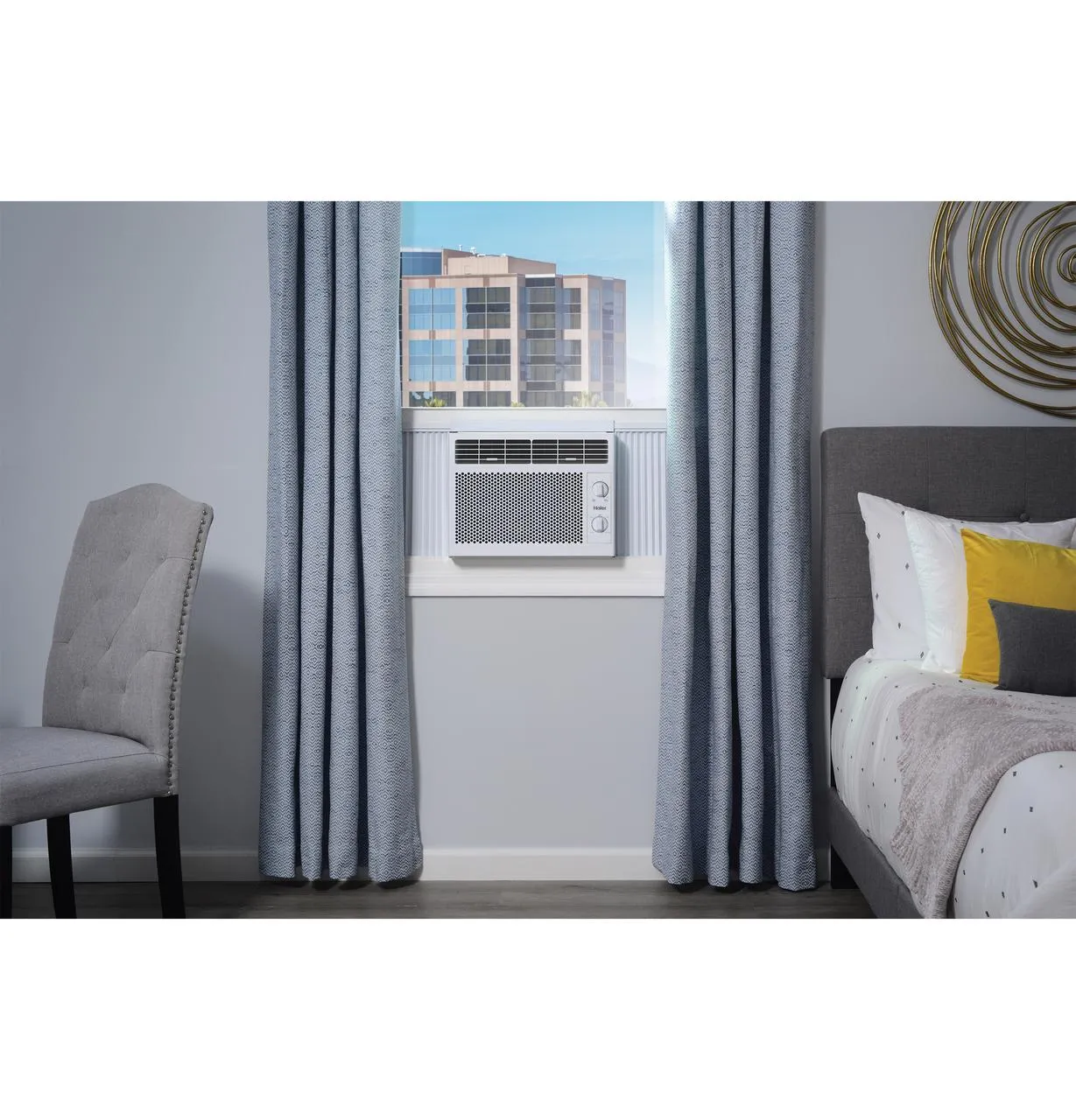 Haier QHEC05AC Haier 5,000 Btu Mechanical Window Air Conditioner For Small Rooms Up To 150 Sq Ft.
