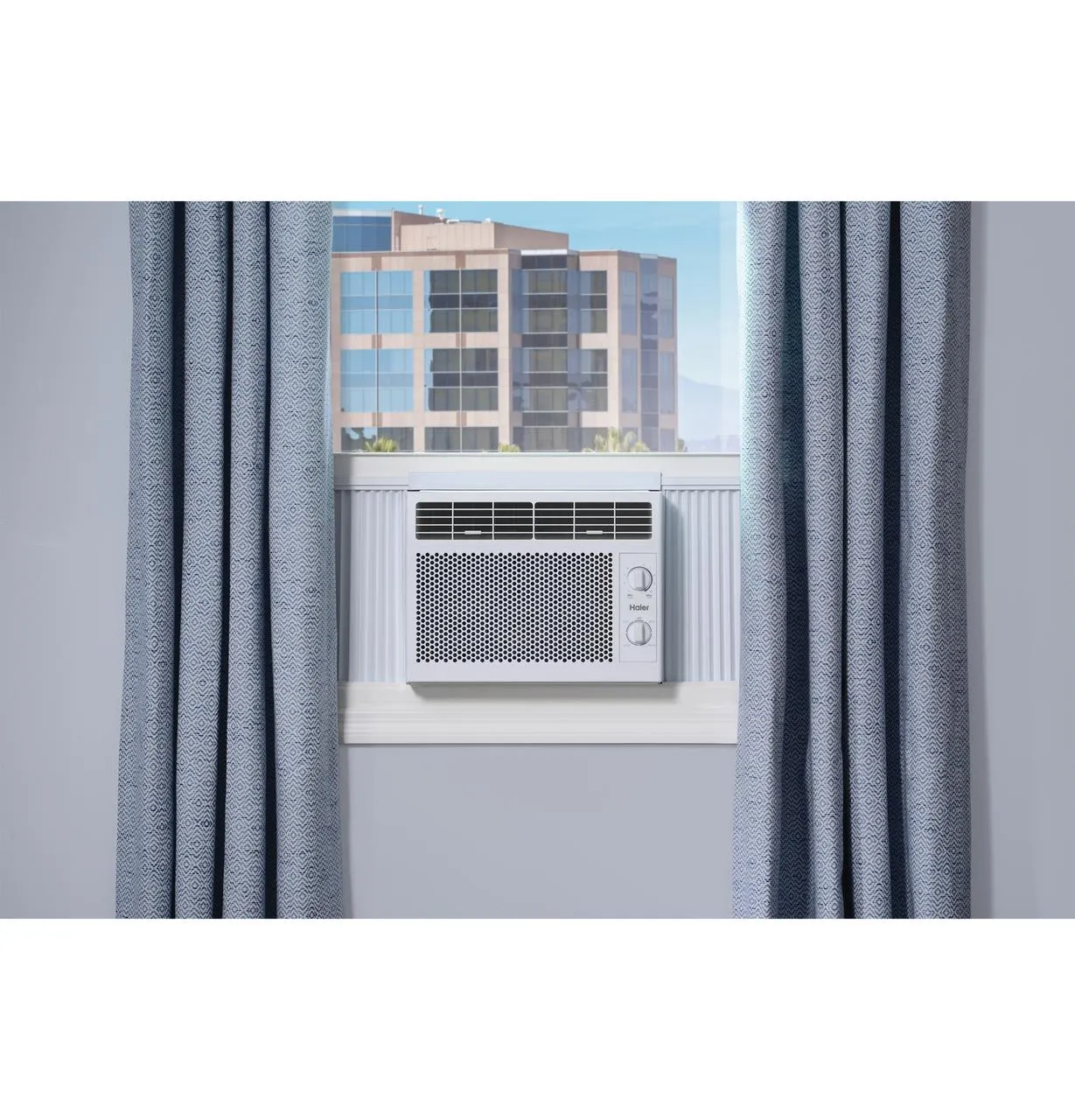 Haier QHEC05AC Haier 5,000 Btu Mechanical Window Air Conditioner For Small Rooms Up To 150 Sq Ft.