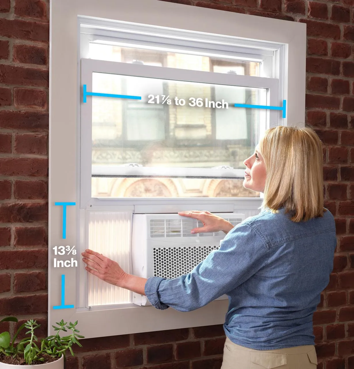 Haier QHEC05AC Haier 5,000 Btu Mechanical Window Air Conditioner For Small Rooms Up To 150 Sq Ft.