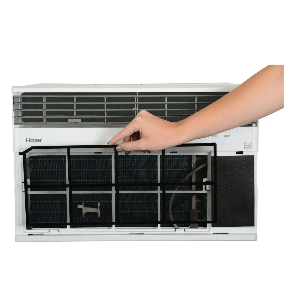 Haier QHEK08AC Haier 8,000 Btu Smart Electronic Window Air Conditioner For Medium Rooms Up To 350 Sq. Ft.