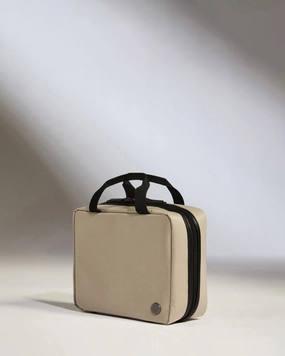 Hanging Toiletry Bag In Taupe - Chelsea Perfect Gift Sale