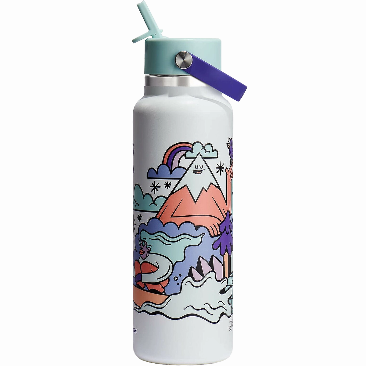 Todays Best Deal Hannah Eddy 40 Oz Wide Mouth With Flex Straw Cap